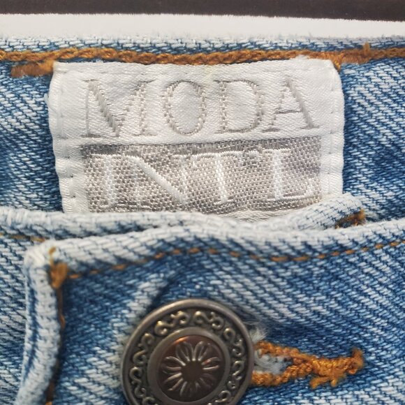 Women's Moda INTL " The London Jean " 5 Pocket Style High Rise Jeans  size 16 - Picture 7 of 11